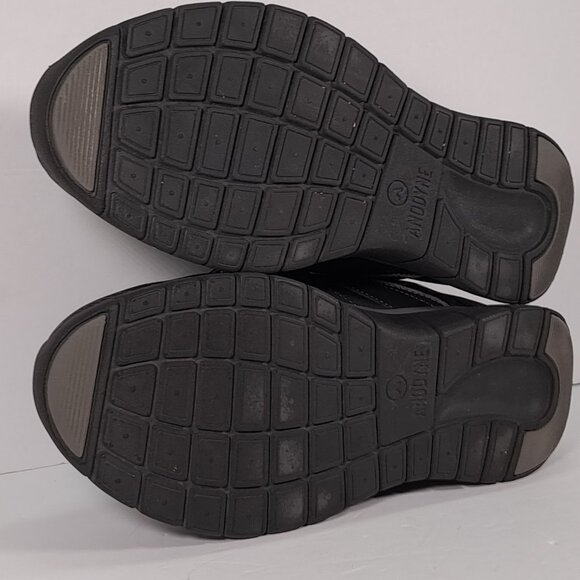 Anodyne No. 77 Shoes Women 8 W WIDE Sport Double Depth Black Gray W077 Comfort - Picture 13 of 16